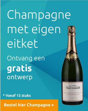Champagne met eigen etiket